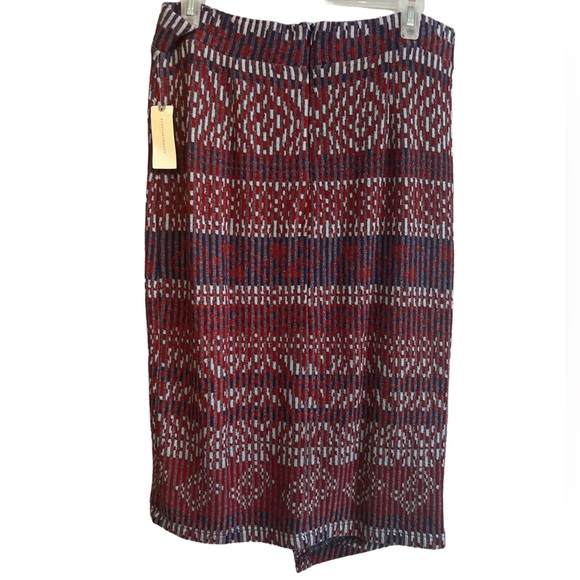 ANTHROPOLOGIE MAEVE Asymmetrical knit Pencil Skirt - Picture 3 of 4